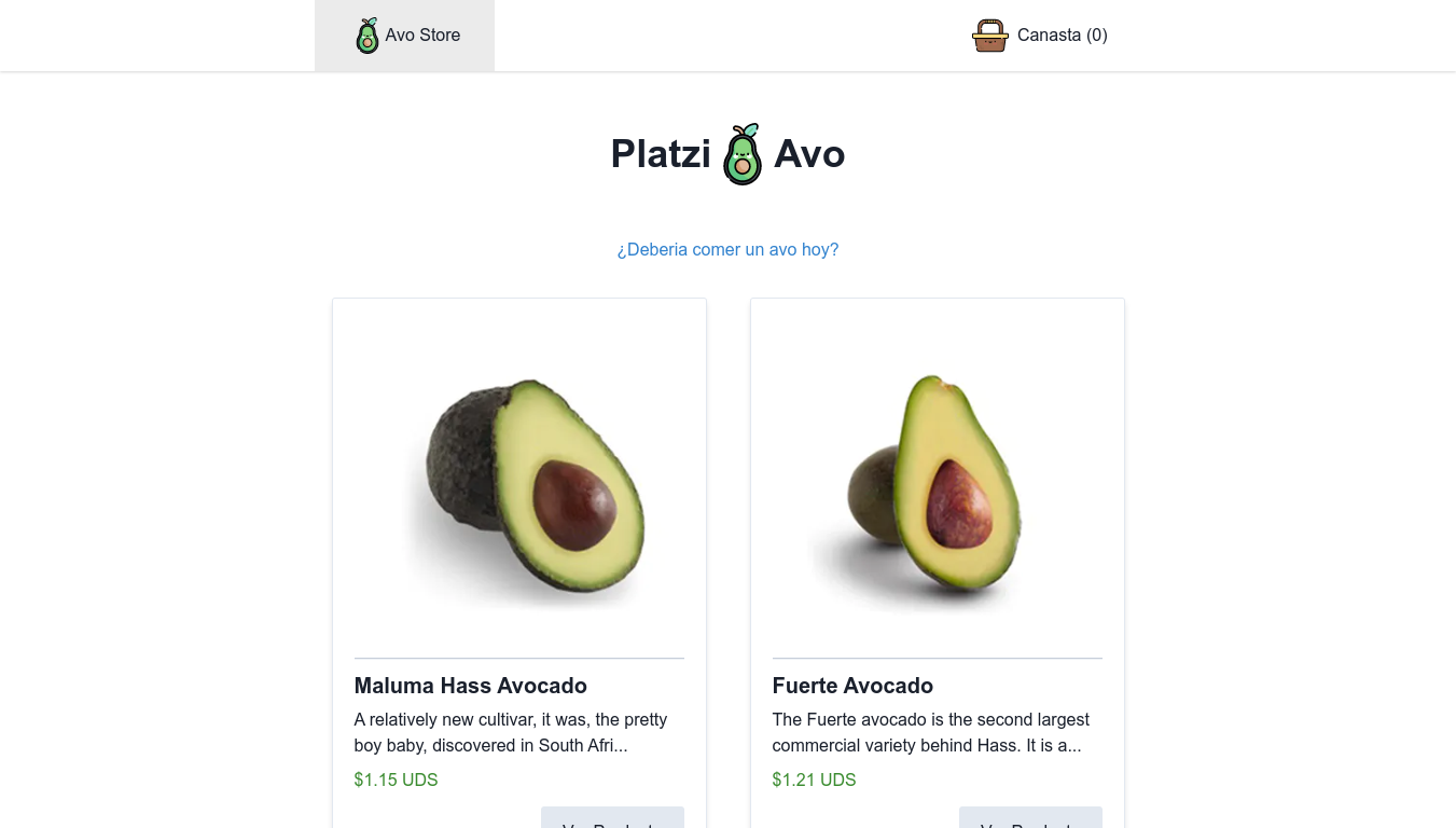 Previsualización de la pagina web